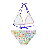 Chainbang- Neopaint Strappy Bikini Set