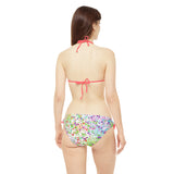 Chainbang- Neopaint Strappy Bikini Set