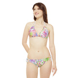 Chainbang- Neopaint Strappy Bikini Set