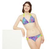 Chainbang- Pacific Oasis Strappy Bikini Set (4 strap color options)
