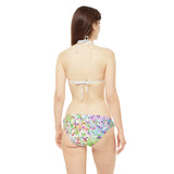 Chainbang- Neopaint Strappy Bikini Set
