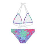 Chainbang- Pacific Oasis Strappy Bikini Set (4 strap color options)