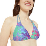 Chainbang- Pacific Oasis Strappy Bikini Set (4 strap color options)