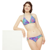 Chainbang- Pacific Oasis Strappy Bikini Set (4 strap color options)