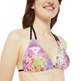 Chainbang- Neopaint Strappy Bikini Set
