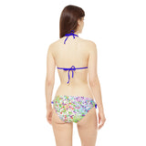 Chainbang- Neopaint Strappy Bikini Set