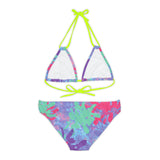 Chainbang- Pacific Oasis Strappy Bikini Set (4 strap color options)