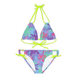 Chainbang- Pacific Oasis Strappy Bikini Set (4 strap color options)