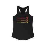 Chainbang- ROY Falling Chainbang Women's Racerback Tank