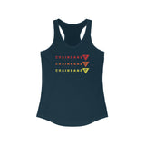 Chainbang- ROY Falling Chainbang Women's Racerback Tank