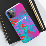 Chainbang-Pink Flora Tough Phone Cases