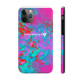Chainbang-Pink Flora Tough Phone Cases