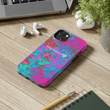 Chainbang-Pink Flora Tough Phone Cases