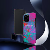 Chainbang-Pink Flora Tough Phone Cases