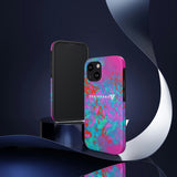 Chainbang-Pink Flora Tough Phone Cases