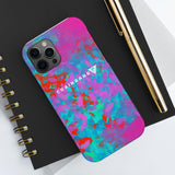 Chainbang-Pink Flora Tough Phone Cases