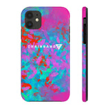 Chainbang-Pink Flora Tough Phone Cases