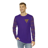 Chainbang- Long Sleeve Purple w/Rasta Logo Shirt
