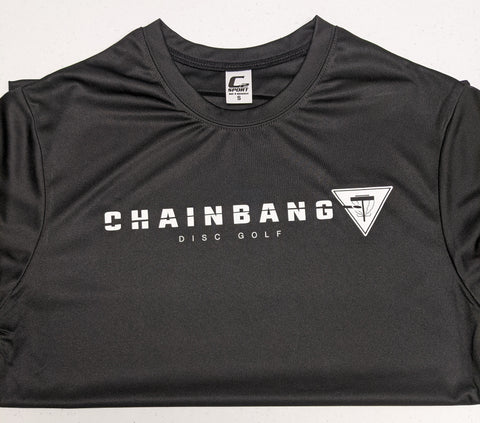 Chainbang - Black 'Chainbang Bar Logo' Dri-Fit Shirt