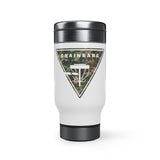 Stainless Steel Travel Mug with Handle, 14oz