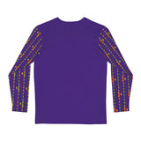 Chainbang- Long Sleeve Purple w/Rasta Logo Shirt