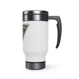 Stainless Steel Travel Mug with Handle, 14oz