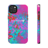 Chainbang-Pink Flora Tough Phone Cases