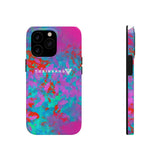 Chainbang-Pink Flora Tough Phone Cases