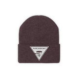 Chainbang-Knit Beanie- White logo