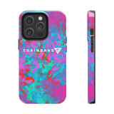 Chainbang-Pink Flora Tough Phone Cases
