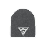 Chainbang-Knit Beanie- White logo