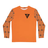 Chainbang-Men's Long Sleeve double stamp orange Jersey