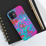 Chainbang-Pink Flora Tough Phone Cases