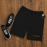 Chainbang-Men's fleece shorts Rasta logo
