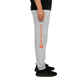 Chainbang-Unisex Joggers Orange logo on right leg