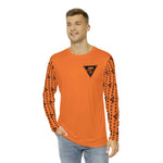 Chainbang-Men's Long Sleeve Orange w/Black Logo Shirt