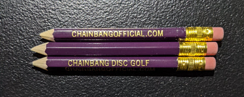 Chainbang - 3pk Chainbang Official Golf Pencils