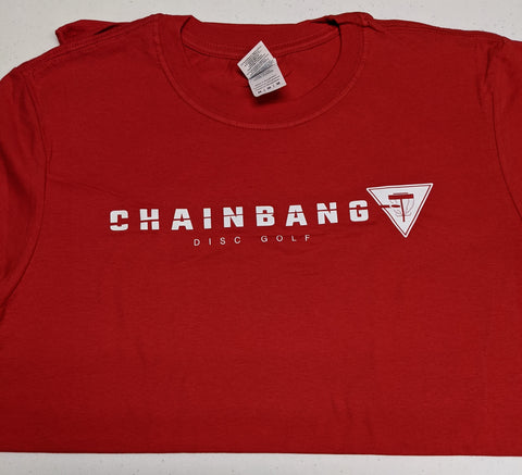 Chainbang - Red 'Chainbang Bar Logo' Shirt