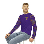 Chainbang- Long Sleeve Purple w/Rasta Logo Shirt