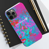 Chainbang-Pink Flora Tough Phone Cases