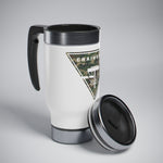 Stainless Steel Travel Mug with Handle, 14oz
