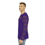 Chainbang- Long Sleeve Purple w/Rasta Logo Shirt