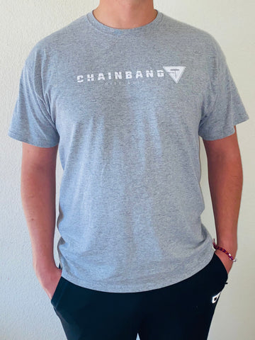 Chainbang - Athletic Heather 'Chainbang Bar Logo' Shirt
